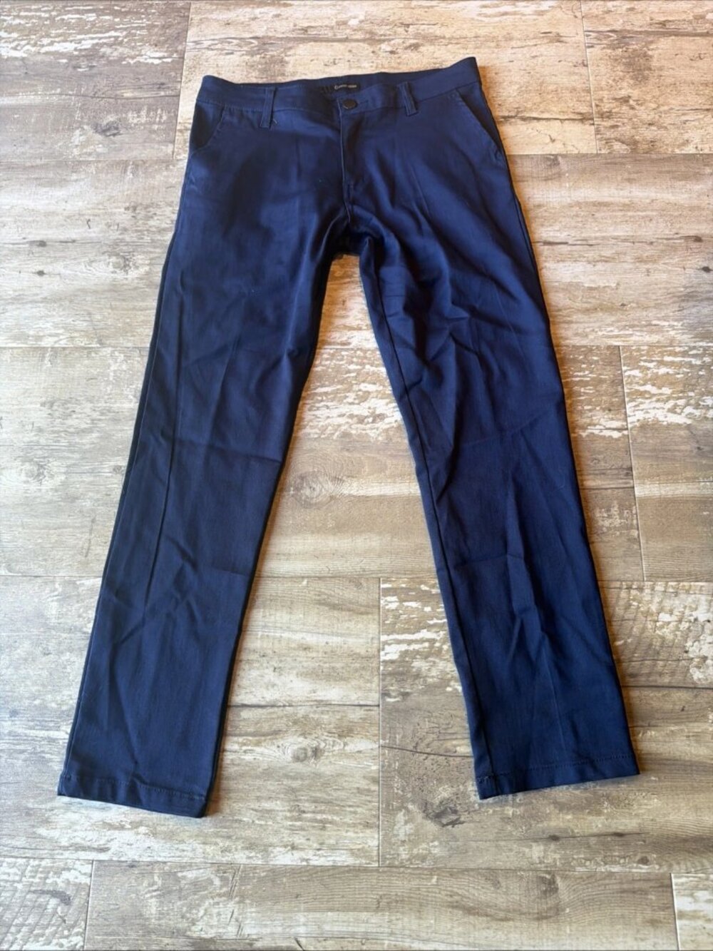 FRIED DENIM Blue Stretch Comfort Chino Pants Men's 32x30